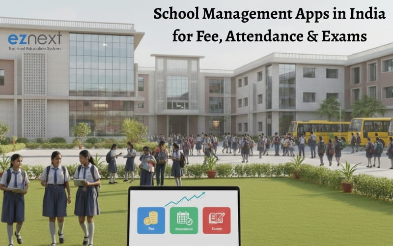 School management apps in India for fee payment, attendance tracking, and exam management